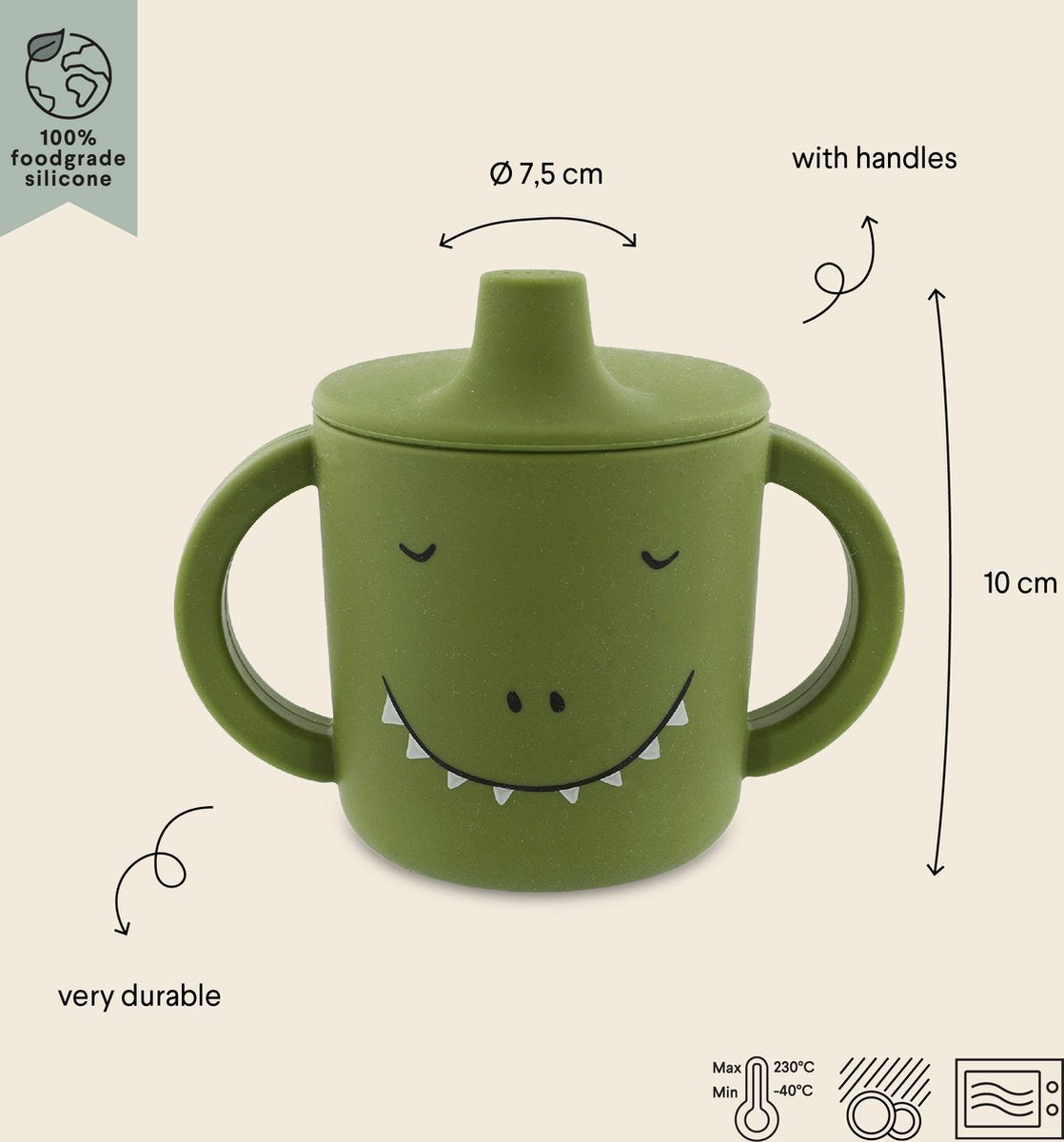 Bicchiere Antigoccia in Silicone – Mr. Dino | Trixie