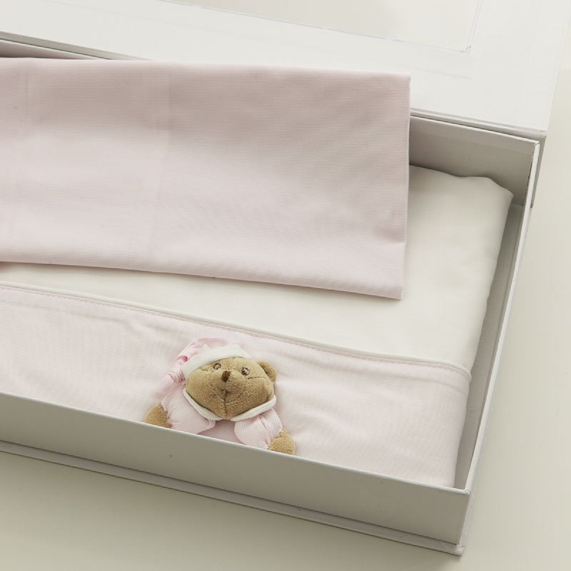 Lenzuola per MINI-ME set 3 pezzi Puccio rosa