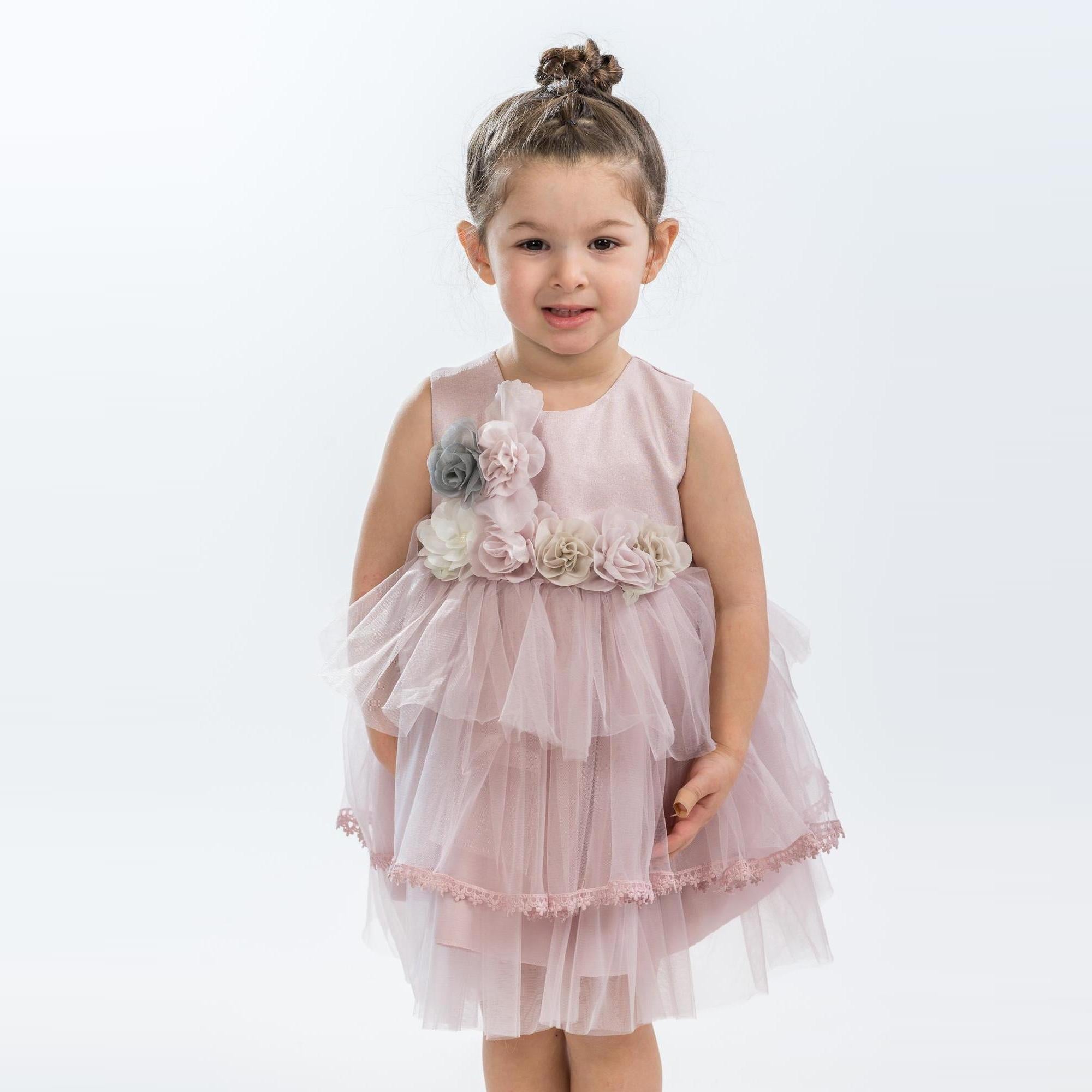Frilly Ariana Abito Elegante da Cerimonia – JuniorKids Luxury