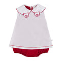 Abito body smanicato con colletto