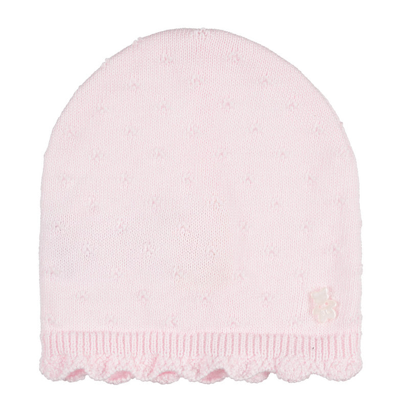 Berretta in filo rosa