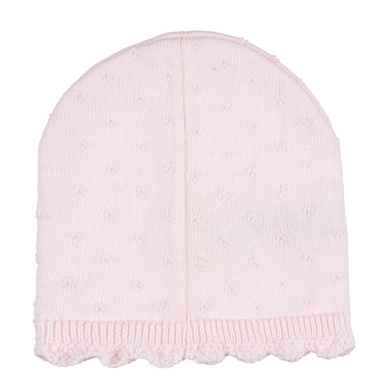 Berretta in filo rosa