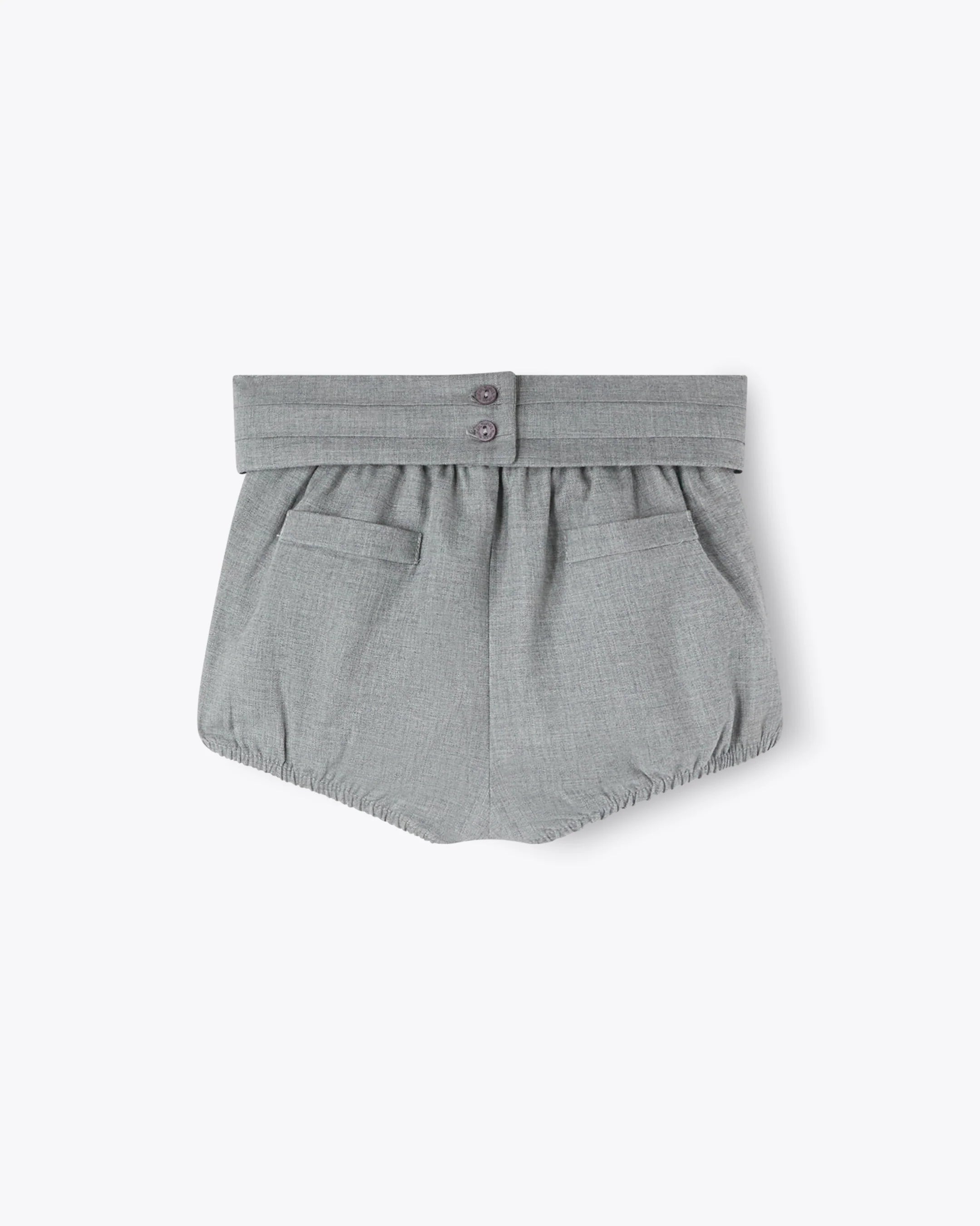 Completo 2 pezzi body con papillon e bloomer