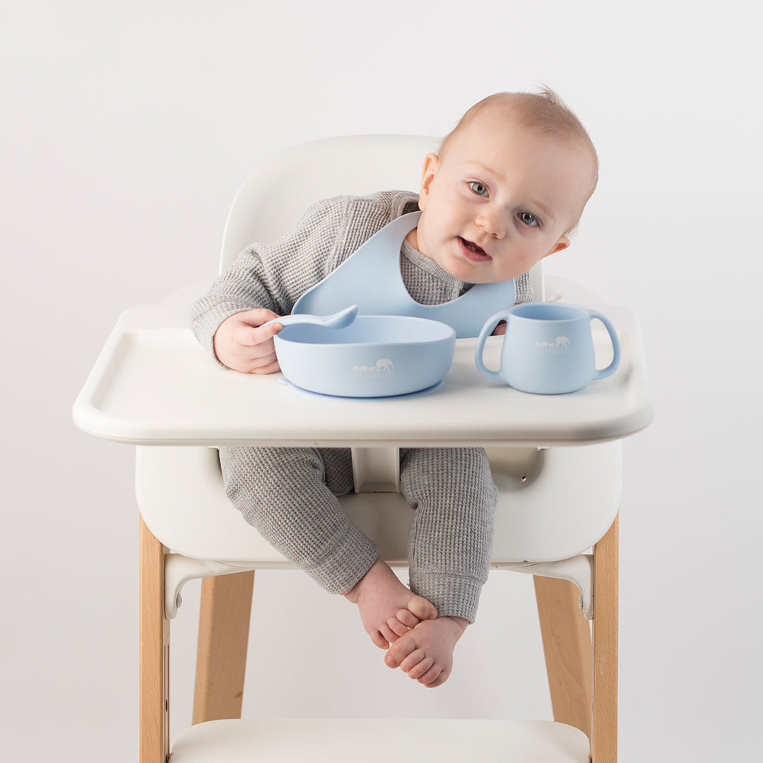 Silicone Bib - Blue