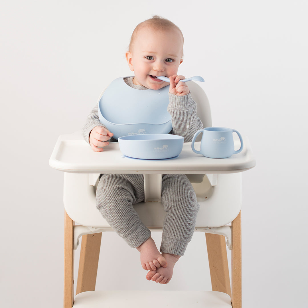 Silicone Bib - Blue