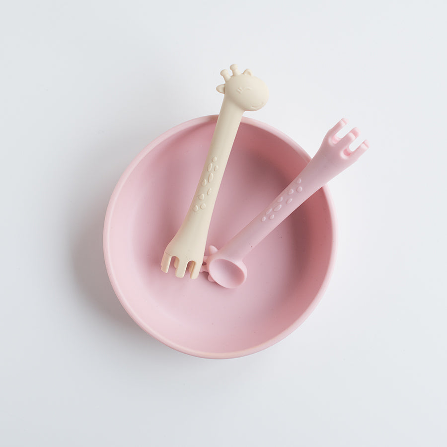 Set Pappa Blu – Ciotola in Silicone & Posate | Les Enfants