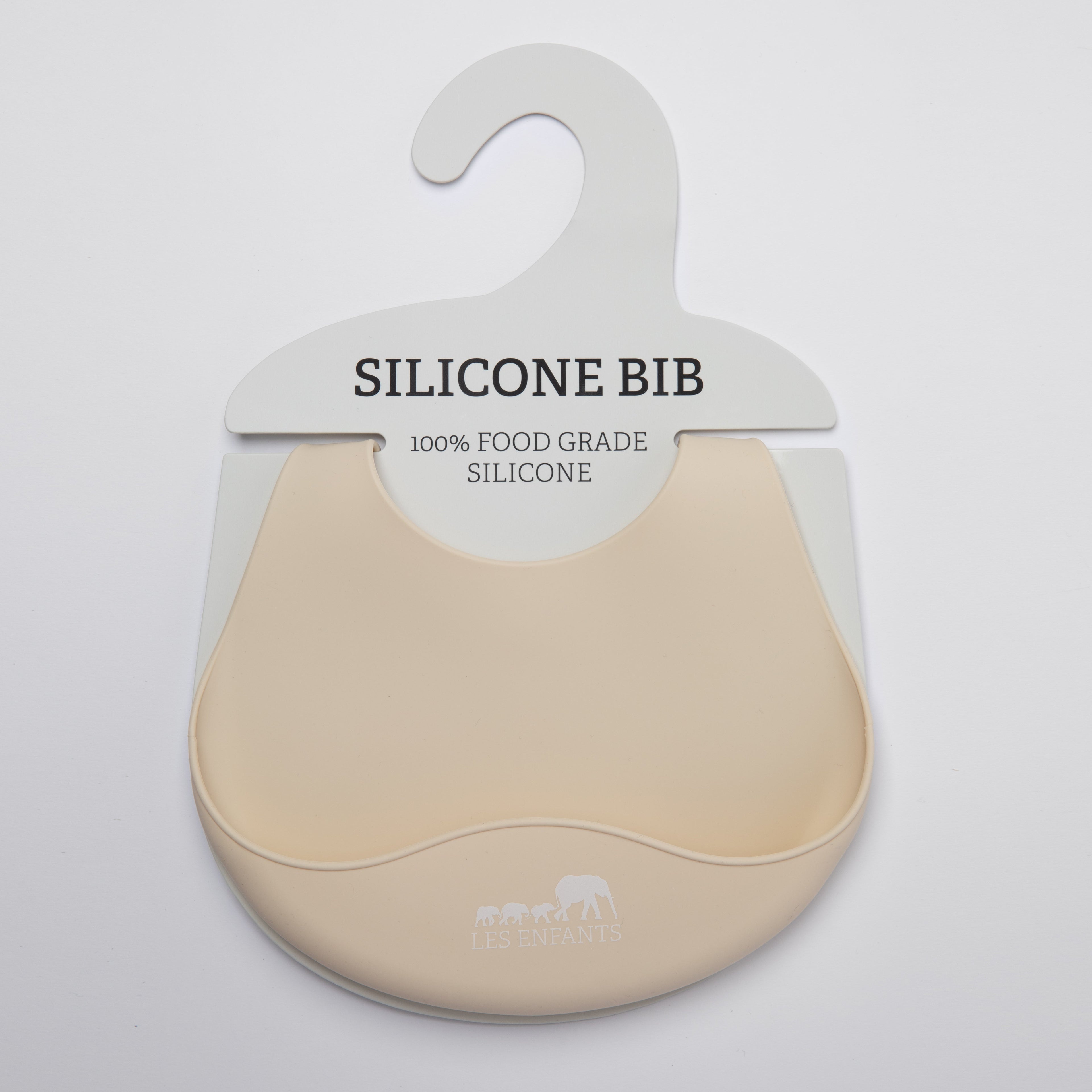 Set Pappa in Silicone Sand – Bavaglino & Cucchiaini | Les Enfants