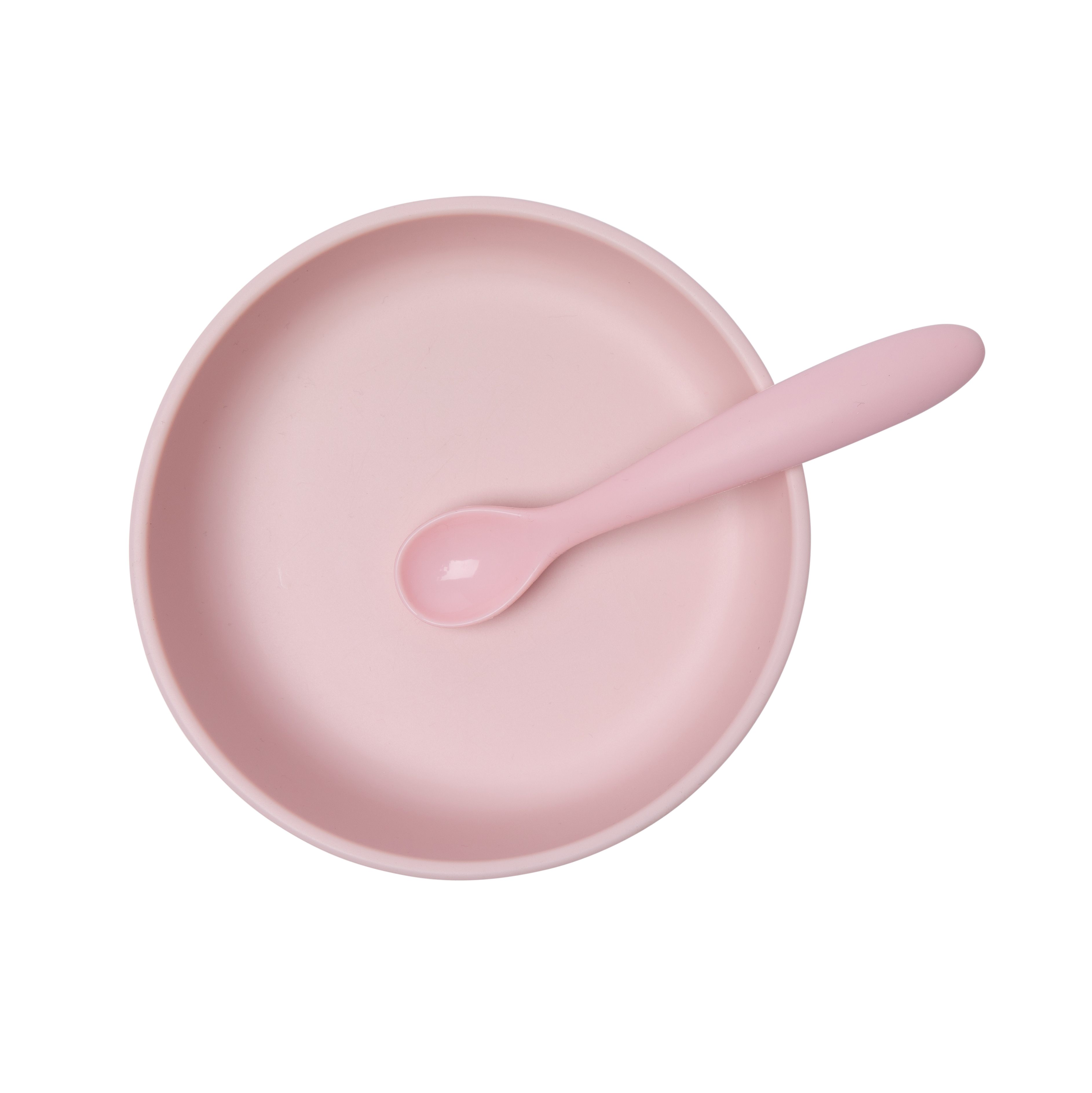 Set Pappa Rosa – Ciotola in Silicone & Cucchiaini | Les Enfants