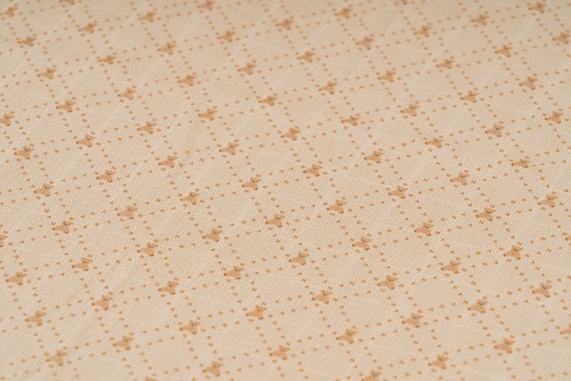 Set 3 pezzi mussola beige 80x80 cm