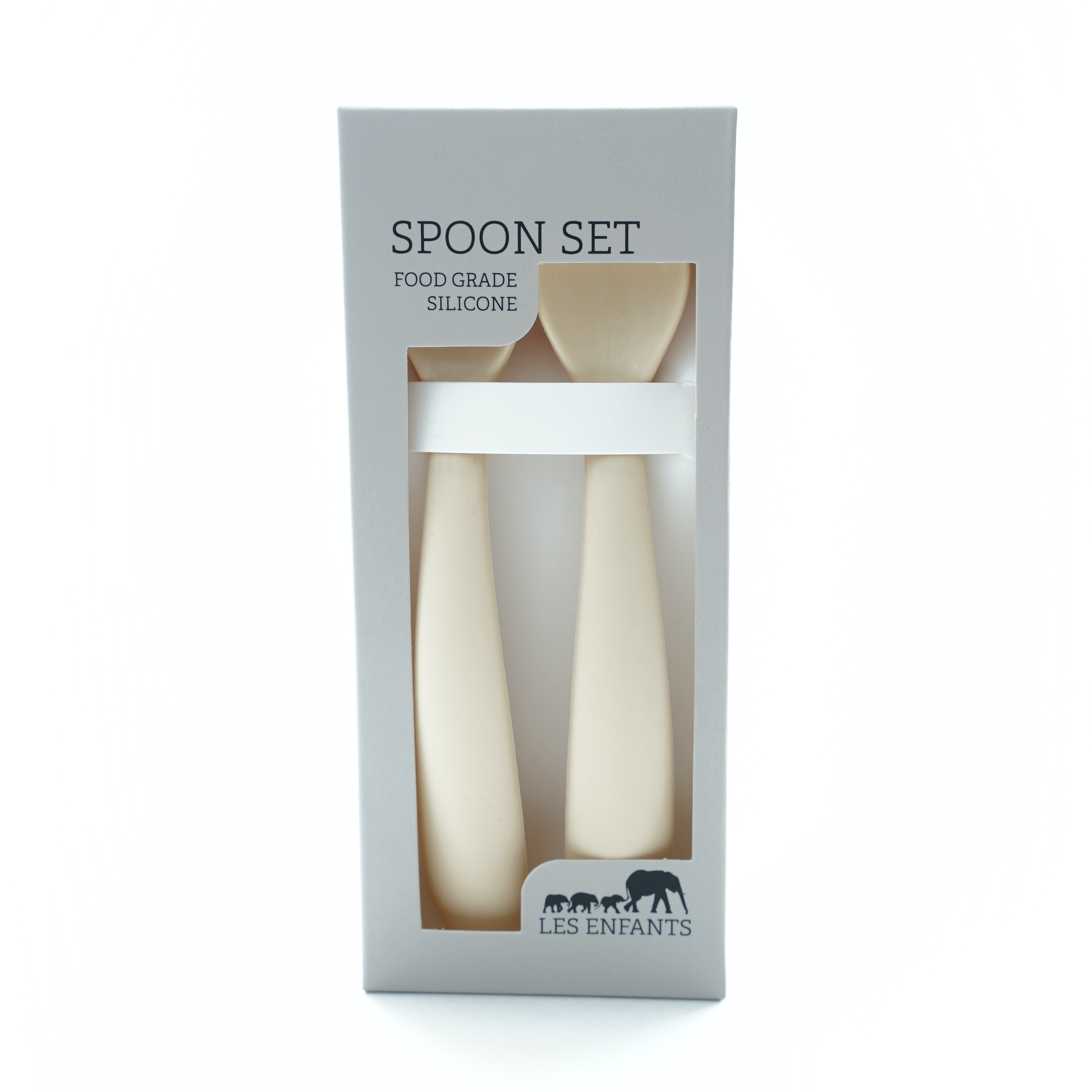 Set Pappa in Silicone Sand – Bavaglino & Cucchiaini | Les Enfants