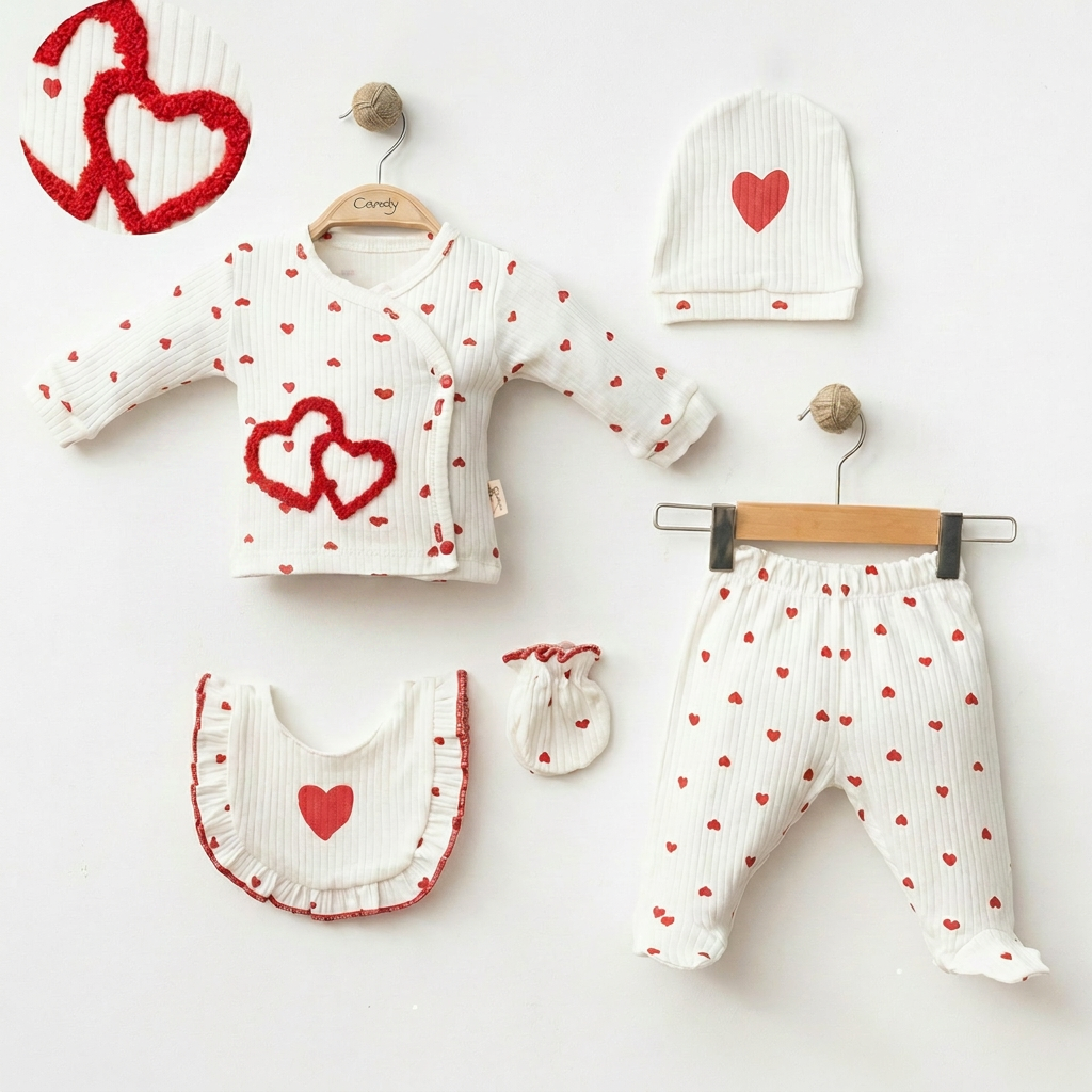 Love Bug pigiama 5PC Set